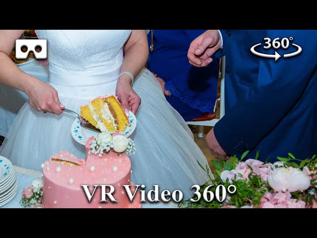 Аукцион свадебного торта - Свадьба Александр и Елена - VR Видео 360 ° - A007.tv - 20200925_14