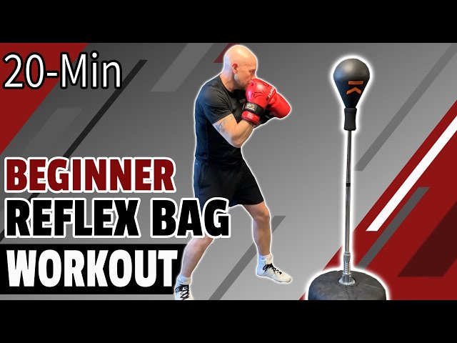 Get BOXING READY with This 20 Minute Beginner Reflex Bag Workout!