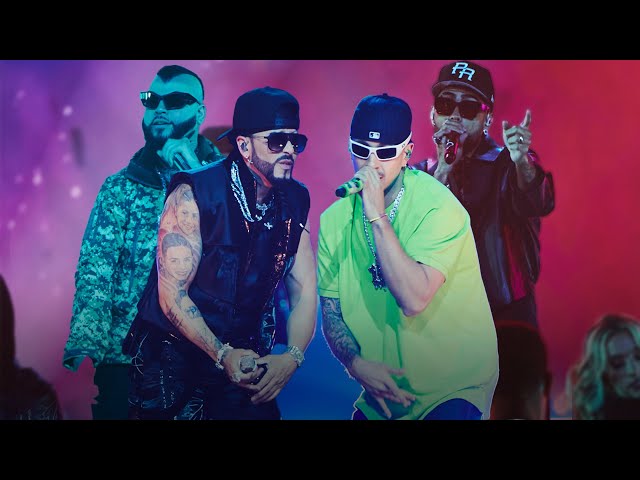 Yandel interpreta vigorizante medley de reggaetón y recibe el Pioneer Award en los Latin AMAs 2024