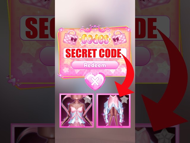 All new *SECRET CODE* in Dress to Impress Valentines Update! #dresstoimpress #roblox #dti