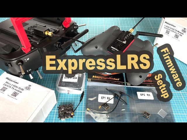 Happymodel ExpressLRS 2.4GHz Firmware Update and first settings