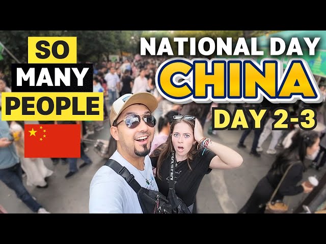 We SURVIVED CHINA'S PEOPLE MOUNTAIN PEOPLE SEA! 🇨🇳 (WORLD'S MOST MASSIVE CROWDS)