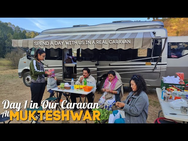 This is what a Day in a Caravan looks like | Vlog ft.Willow at Mukteshwar | Motorhome Adventures