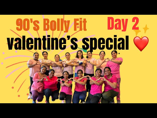 90’s Bolly Fit | Day-2 Valentine’s Special ❤️ | Dil Le Gayi Remix | Beginner Dance Fitness |