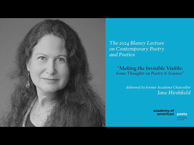 2024 Blaney Lecture with Jane Hirshfield