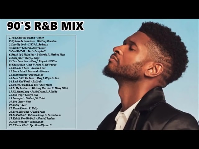 BEST 90'S R&B PARTY MIX   Aaliyah, Mary J  Blige, R  Kelly, Usher, S W V 1