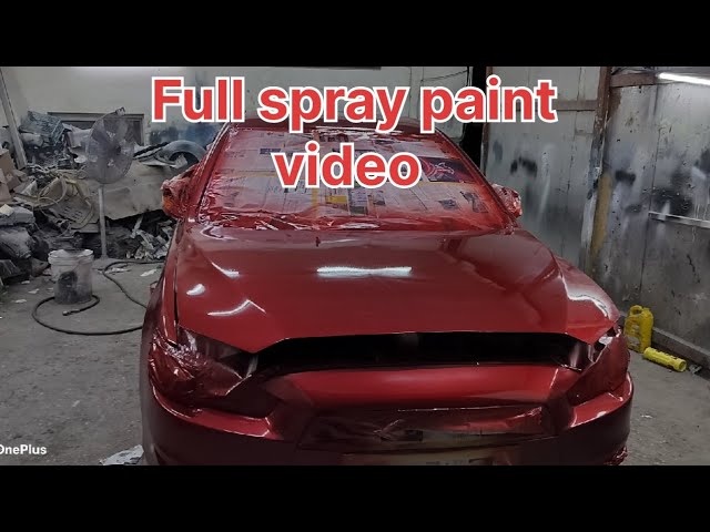 Car full spray painting video 🎨 painting video #paint #shorts #viralvideo #spraypaint