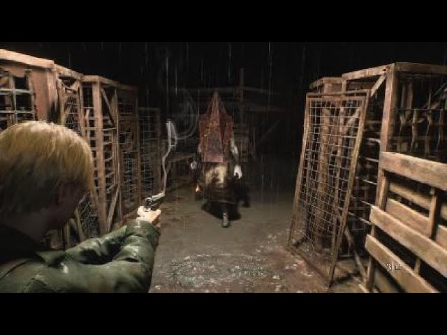 Pyramid Head Boss Battle - Silent Hill 2 Remake (PS5 HDR 4K 60 FPS)