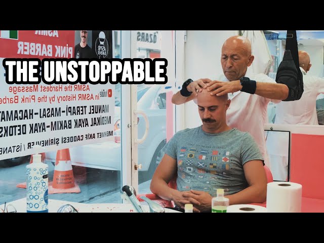 ASMR MASSAGE | PINK BARBER THE UNSTOPPABLE