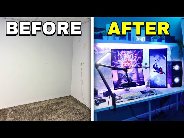 Transforming my EMPTY Room into My DREAM Gaming Setup!