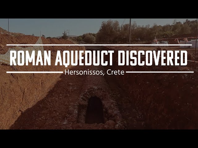 Uncovering a Hidden Gem! Roman Aqueduct Discovered During Airport Road Construction