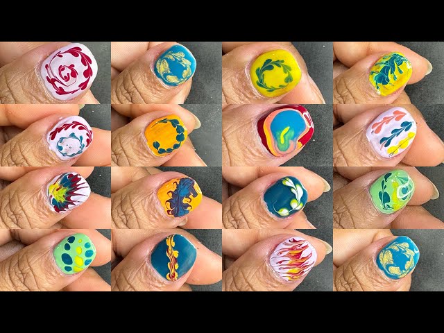 15+ Easy Nail Art Design with Toothpick At Home 2024#nailart #shorts #viral