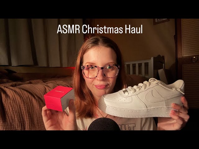 ASMR what I got for Christmas 🎅🏻🎁 gift haul