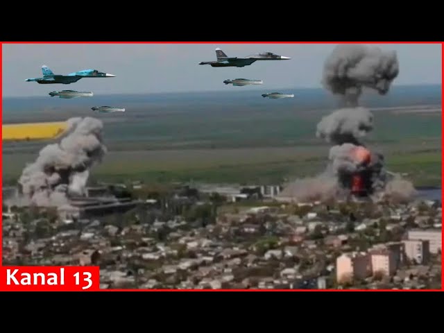 Half of Russian glide bombs fly over Kursk, Russia bombs and wipes own region off the face of Earth