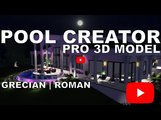 The Shoreview Pool - Pool Creator Pro 3D Model