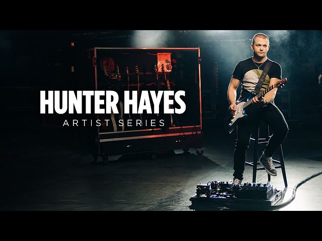 Hunter Hayes Demos His Ernie Ball Music Man Artist Series Cutlass Guitar