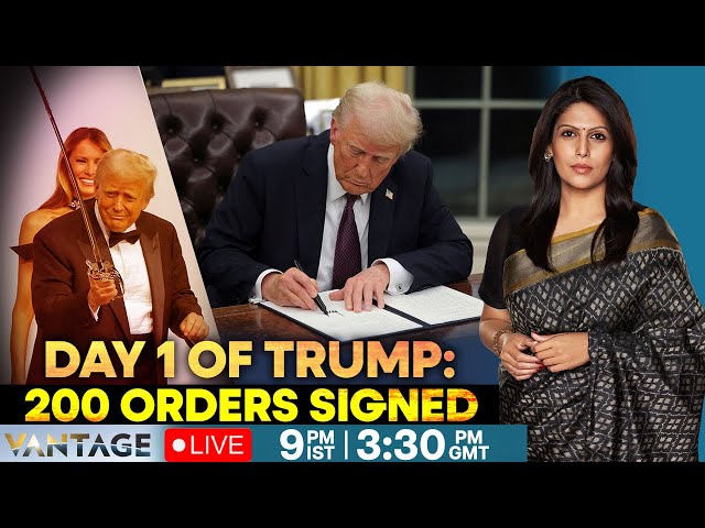 Donald Trump Inauguration LIVE: Day 1 Of Trump | The Big Highlights | Vantage with Palki Sharma