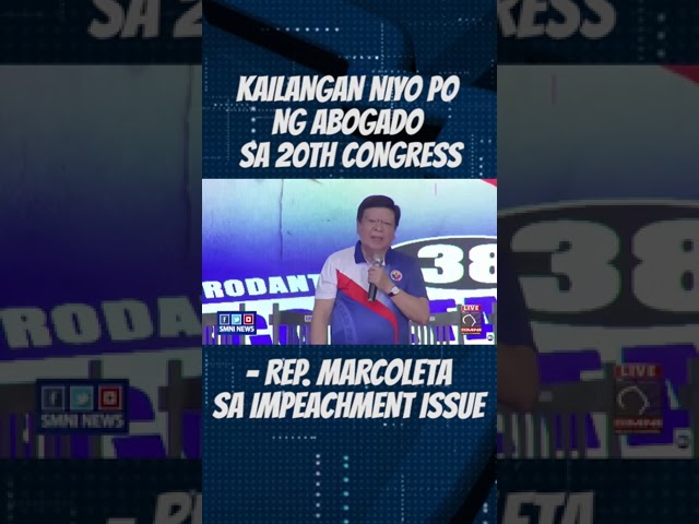 Kailangan niyo po ng abogado - Cong. Marcoleta    FULL VIDEO: https://youtu.be/mXFEYOPcsTk