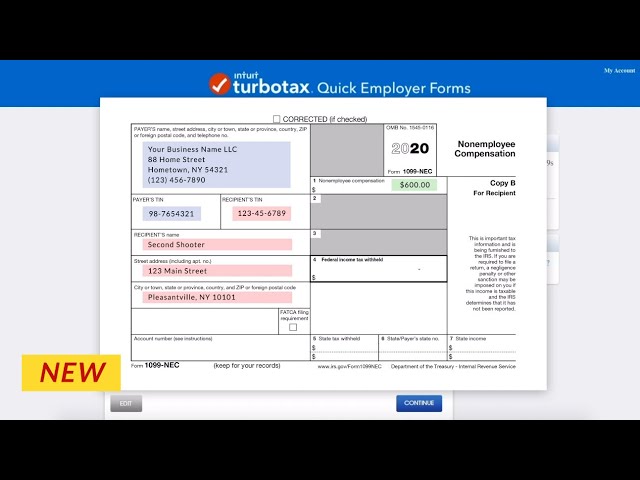 How to file the *new* Form 1099-NEC for independent contractors using TurboTax (formerly 1099-MISC)