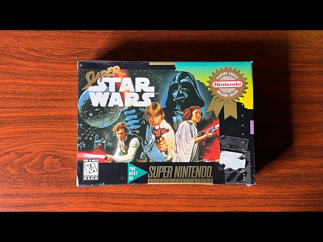 📦 Retro Unboxing | Super Star Wars [Nintendo Player’s Choice Edition] | Super Nintendo (SNES)