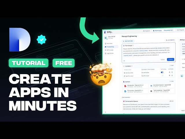 Dify AI Tutorial - How to Create AppsSoftware in Minutes With Dify AI