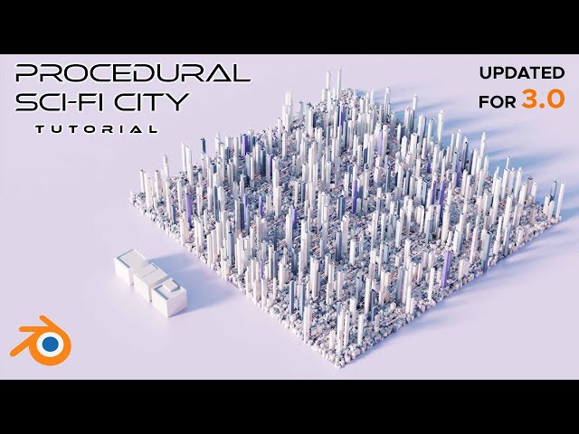 Sci-Fi City in Blender 3.0 Tutorial UPDATED