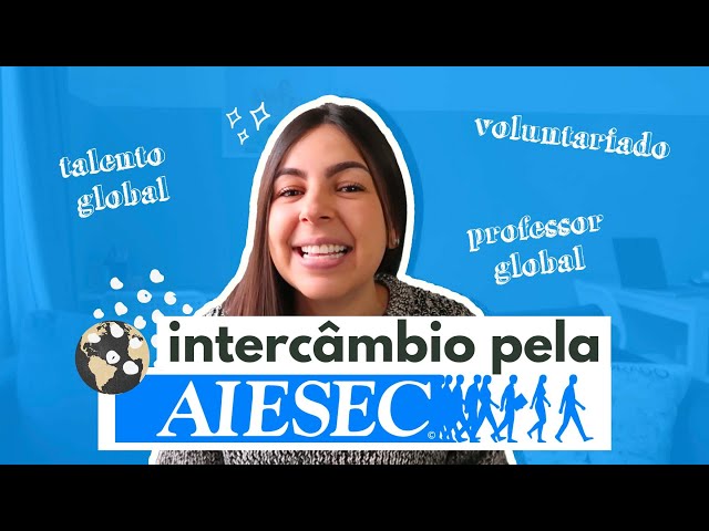 #1 - O que é a AIESEC e as modalidades de intercâmbio | Mariany Viaja