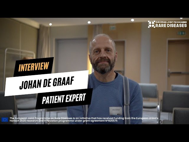 EJP RD Funded Projects: Johan De Graaf (Patient Expert)