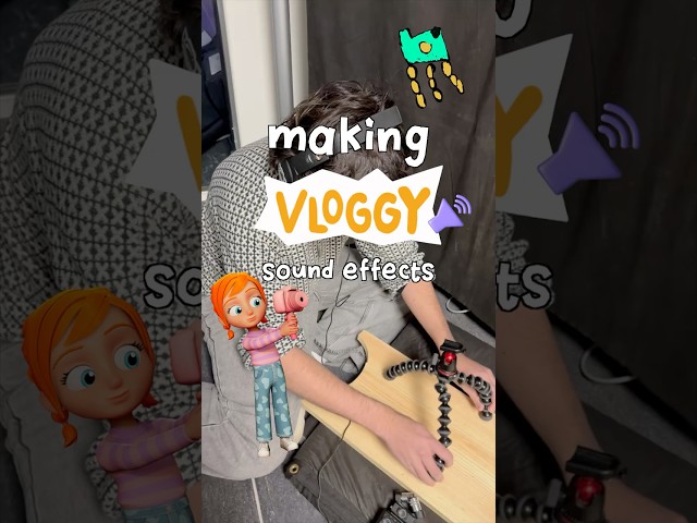 Adley's Vloggy Sound Effects!! 🎤🎬 Behind the Scenes at Spacestation Animation..