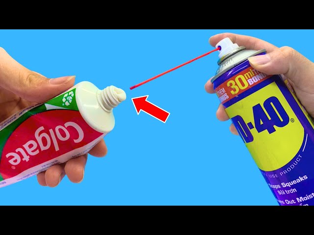 Mix WD-40 with toothpaste! You won't believe the amazing results| Tips DIY