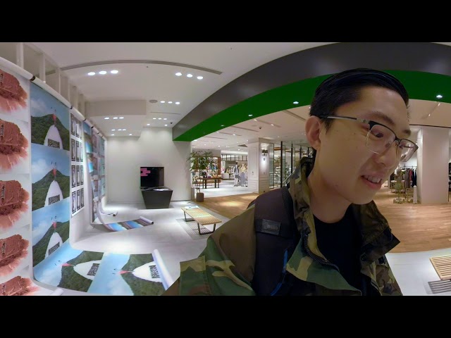 GOPRO FUSION VR: Cindy Escalator Portrait + Kyoto BAL MALL PHOTO EXHIBIT (Kyotografie)