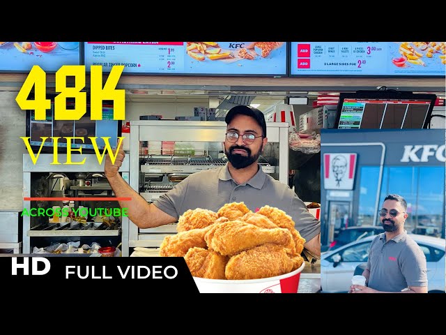 KFC behind the scenes ( you don’t see) Inside KFC  vlog | Kfc chicken recipe | Work in Kfc |