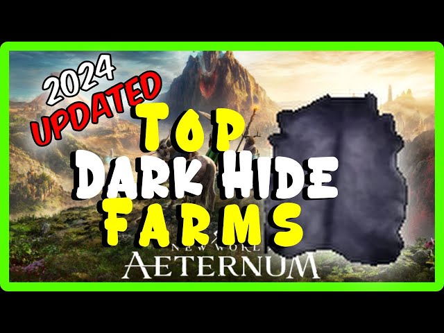 I Found The Best Dark Hide Farming Spots in New World Aeterum