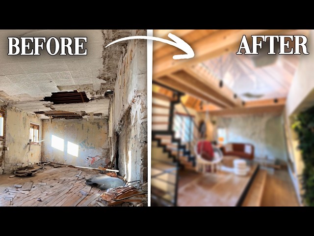 TIMELAPSE 2 YEARS - Renovating an abandoned house | Start to Finish