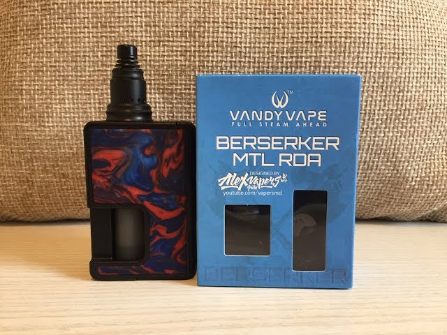 Vandy Vape Berserker MTL RDA full review.