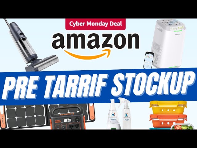 BEAT the Tariffs with These AMAZON CYBER MONDAY DEALS!