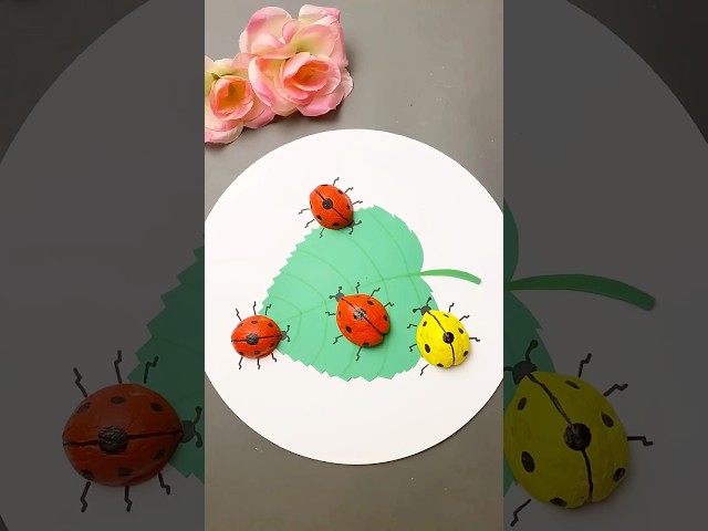 Simple Handwork | How To Draw A Ladybug | Cute And Useful Diy✨