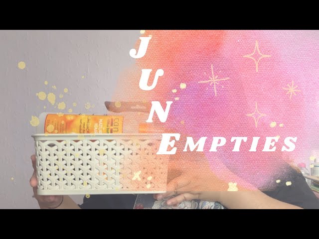 June empties! So many hair & makeup empties! 🖤