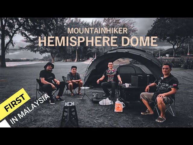 Hemisphere Dome Black Tent by Mountainhiker - 1st in Malaysia