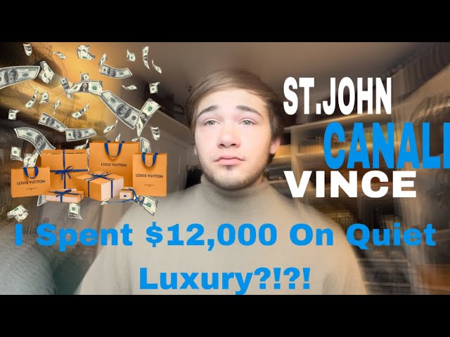 $11,000 ON QUIET LUXURY! HAUL FEATURES #quietluxury #Vince #saintjohn #Canali #SamEdelman #Diamonds