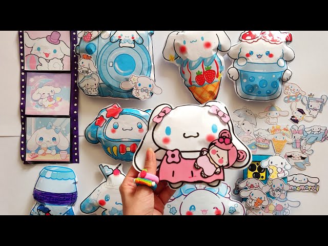 paper diy|cinnamoroll Blind Bag Unboxing +TUTORIAL ASMR |squishy cute #unboxing #papercraft #diy