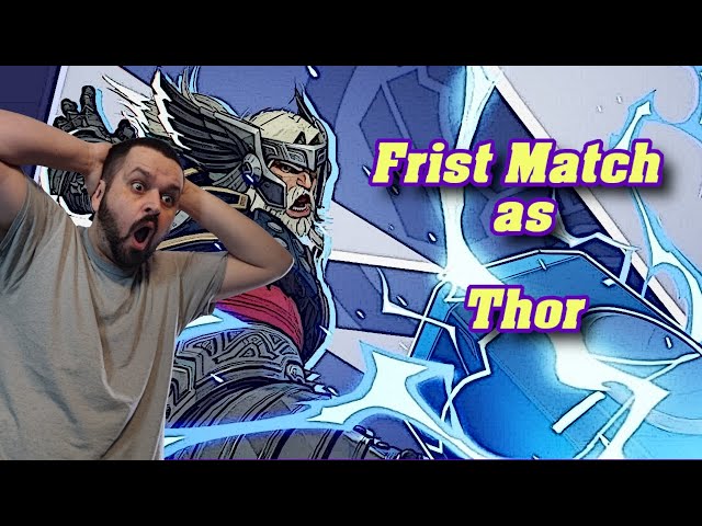 Bringing the love and Thunder in my FRIST game as THOR