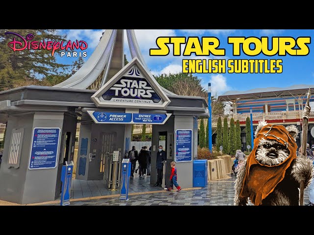 Star Tours: The Adventures Continue On Ride at Disneyland Paris (May 2022) [4K English CC]