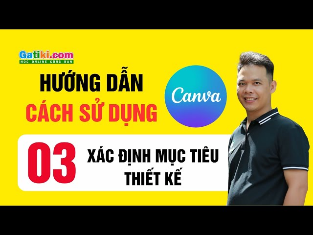 Hướng dẫn cách sử dụng thiết kế Canva Pro khóa học miễn phí - Mục tiêu thiết kế hình ảnh - GATIKI