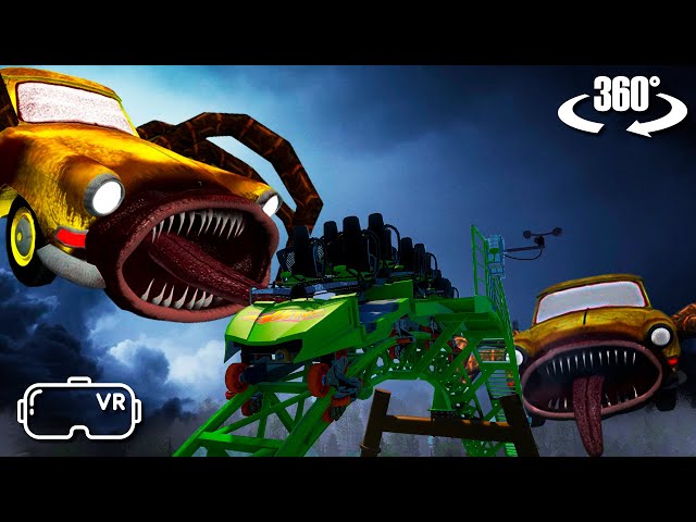 ALL MONSTERS Big & Small MEGA PACK #4 with Car Eater - Roller Coaster VR 360