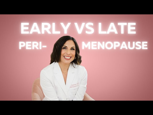 Early Vs. Late Perimenopause. Everything you need to know to determine your stage!