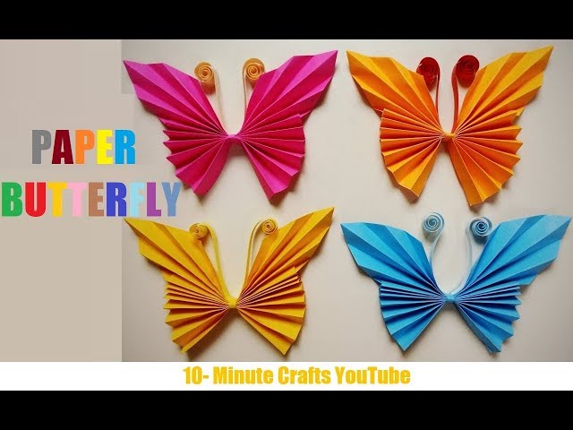 Paper Butterfly Origami - Cute & Easy Butterfly DIY | 10-Minute Crafts 003