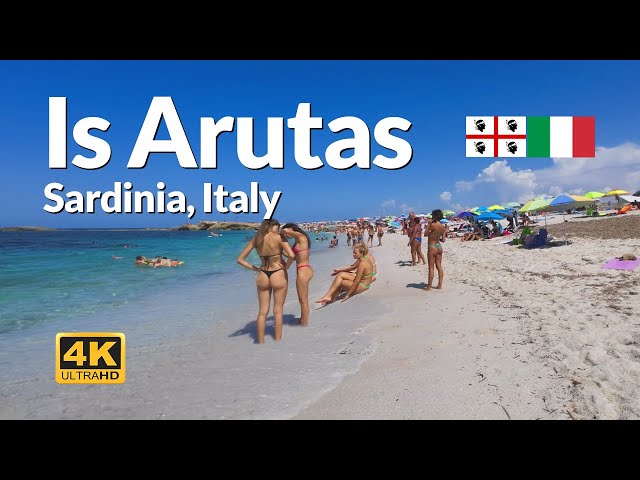 Spiaggia Is Arutas Beach Walk Sardinia Italy | Quartz Sand Beach and Turquoise Shores