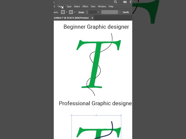 Beginner vs Professional Graphic Designer | Adobe Illustrator cc Tutorial