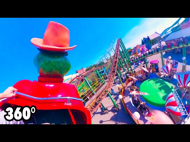 Green Scream (Adventure Island) - VR ONRIDE - 360° family roller coaster POV